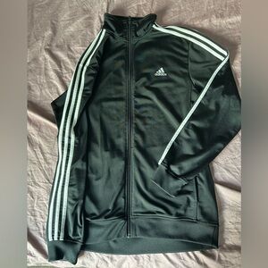 Adidas Black Jacket with Gray Accents